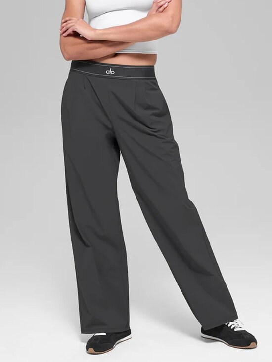 ALO Yoga Pants - Dark Grey💕ALO Yoga Wide Leg Suit Up Trouse, Regular 30“